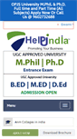 Mobile Screenshot of helpuindia.com