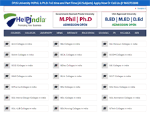 Tablet Screenshot of helpuindia.com